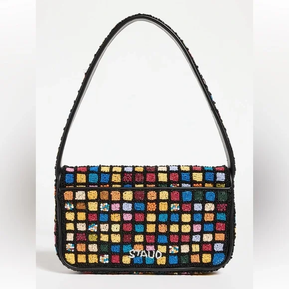 πΊπ2XHPππΊ NWT Staud Tommy Shoulder Bag Dance Floor - Picture 12 of 16